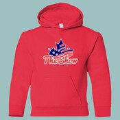 The Show Tackle Twill Logo Youth Hooded Sweatshirt - Heavy Blend™ Youth Hooded Sweatshirt 2